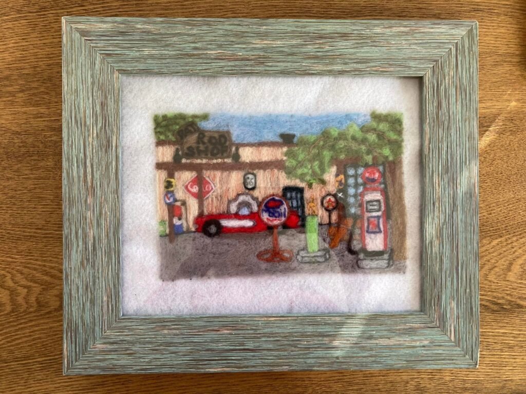 Wool Rooving Gas Station